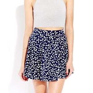 floral skater skirt